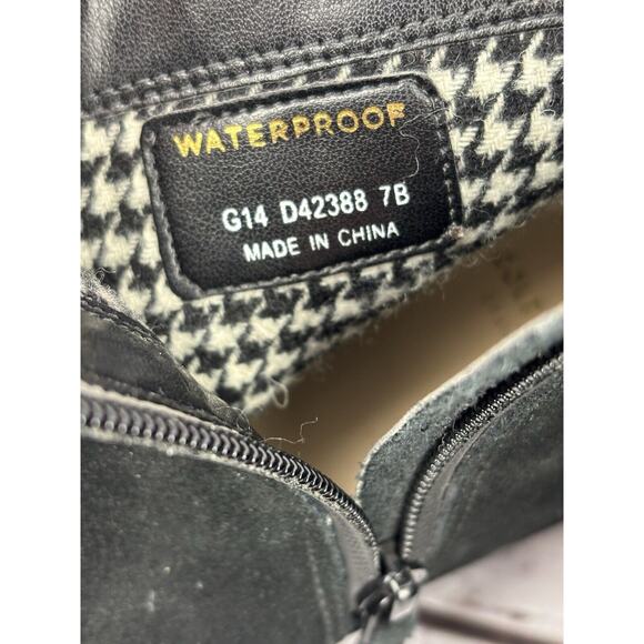 Cole Haan Boots Womens 7 B Grand OS Putnam Ankle Booties D42388 Black Waterproof - Picture 11 of 13